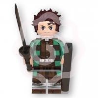 Фигурка мини конструктор «Клинок рассекающий демонов Танджиро Камадо»