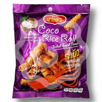 Кокосовые чипсы из рисовой муки со вкусом кальмара 40 г (Тайланд)