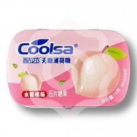 Драже освежающее "Coolsa" без сахара со вкусом персика 16 г (Китай) 1/12/72