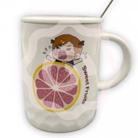 Кружка керамическая "Апельсин с девочкой"
