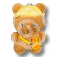 Мягкий брелок «Медвежонок с уткой»