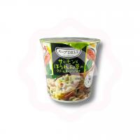 Крем суп сливочный с лапшой лососем и шпинатом 39 г (Япония) 1/48