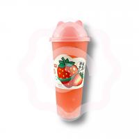 Напиток с соком клубники и мякотью кокоса 620 мл (Китай) 1/15