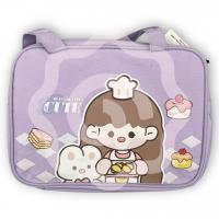 Термосумка "Девочка повар", фиолетовая (28х20х20 см)