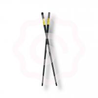 Палочки для еды многоразовые черные 24 см