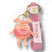 Брелок «Губастик» розовый