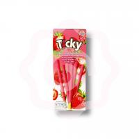 Пшеничные палочки Ticky с клубничным йогуртом 20 г (Тайланд)