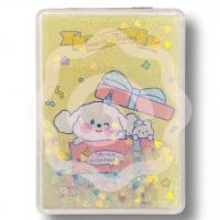 Зеркало шейкер раскладное «Sweet time dog» желтое 8х6 см