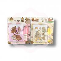 Блокнот мини с ручкой «Капибара» 1 шт