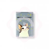 Обложка на паспорт «Довольный котик»