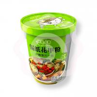 Рамен с мидиями, грибами Эноки и не острым чесночно-устричном бульоном 180 г (Китай)