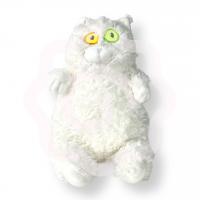 Мягкая игрушка "Котик кучеряшка" белый 23 см