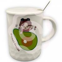 Кружка керамическая "Авокадо с девочкой"
