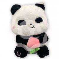 Мягкая игрушка "Панда с персиком", 20 см