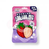 Леденцовая карамель со вкусом клубники 22 г (Китай)