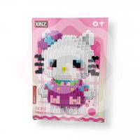 Конструктор Hello Kitty 1310PCS фиолетовый бантик