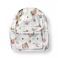 Рюкзак белый «Милый мишка»