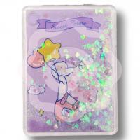 Зеркало шейкер раскладное «Sweet time dog» голубой 8х6 см