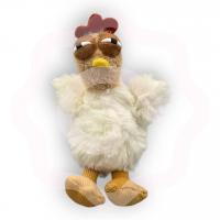 Брелок мягкий "Курица" с пищалкой
