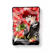 Леденцы кислые со вкусом клубники с шипучкой в центре 24 г (Китай) 1/20/240