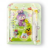 Мини блокнот с ручкой «Baby three»