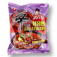 Шин Рамен «Nongshim» с обжаренной лапшой со вкусом том ям 130 г (Южная Корея) 1/20