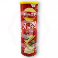 Чипсы «Lays» Stax со вкусом шашлыка 90 г (Китай) 1/24