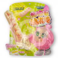 Маршмеллоу в виде хот-дога с клубничным вкусом 60 г (Китай) 1/48