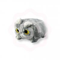 Мягкая игрушка «Кот батон» серый 22 см