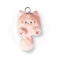 Брелок котик-лапки розовый