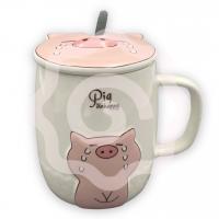 Кружка керамическая "Свинка"