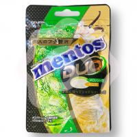Жевательные конфеты «Mentos» DUO со вкусом дынной газировки и ванильным мороженным 45 г (Япония)