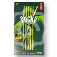 Палочки «Pocky»  в шоколадной глазури со вкусом матчи, 69 г (Япония) 1/10/120