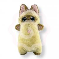 Мягкая игрушка «Котик сердце» бежевый