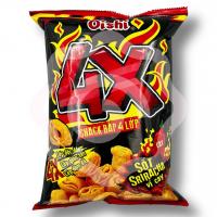 Чипсы кукурузные со вкусом острого соуса шрирача 68 г (Вьетнам)