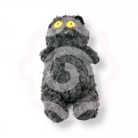 Мягкая игрушка «Котик кучеряшка» серый 23 см