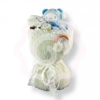 Милый букет с мягкими игрушками