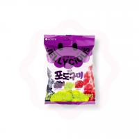 Жевательный мармелад «Lotte» со вкусом виноградного ассорти 60 г (Корея)