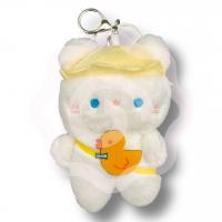 Мягкий брелок «Котик с уткой»