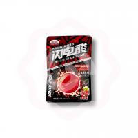 Леденцовая карамель кислая со вкусом клубники 24 г (Китай) 1/12/240