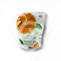 Концентрированный лимонад тертый зеленый мандарин с медом 500 г (Корея)