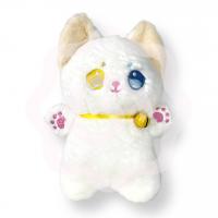 Мягкая игрушка "Котик с гетерохромией" белый