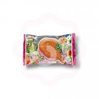 Вафельное печенье в форме рыбки с пористым клубничным шоколадом 16,5 г (Япония) 1/10/120