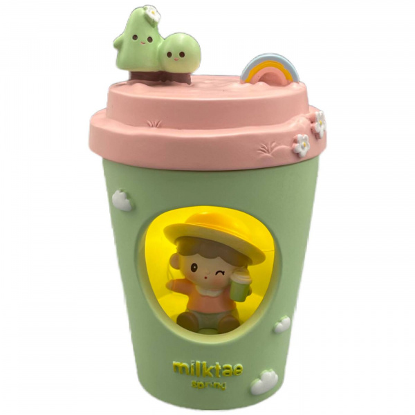 Ночник «Milk tea spring» зеленый