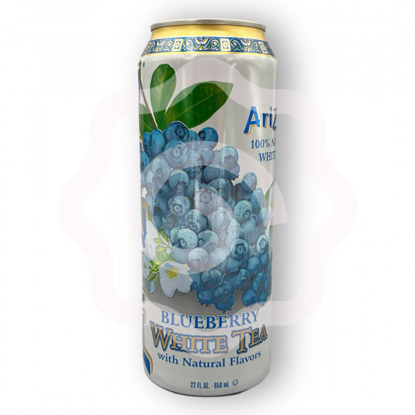 Холодный чай ARIZONA "White Tea Blueberry"  со вкусом голубики 650 мл