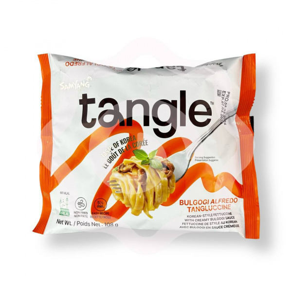Паста SAMYANG "Фетучини" со вкусом говядины в сливочно-сырном соусе 108 г