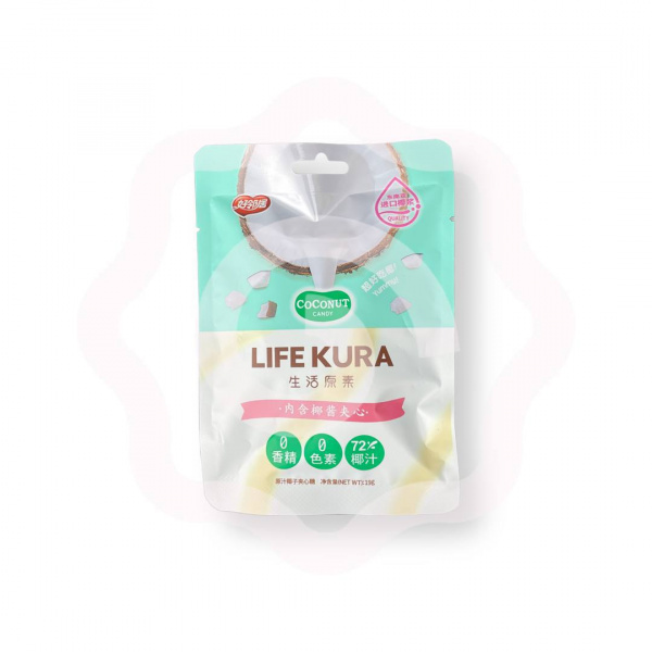 Жевательные конфеты LIFE KURA "Кокос" 19 г