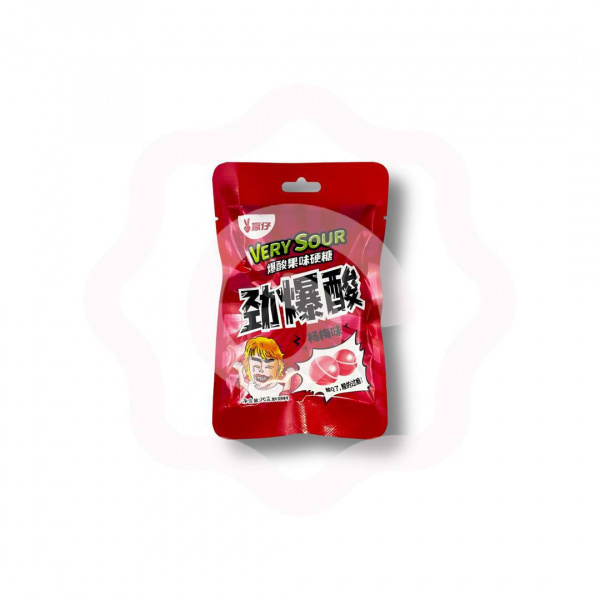 Конфеты жевательные PLAYBOY "Very Sour" кислые со вкусом клубники 26 г