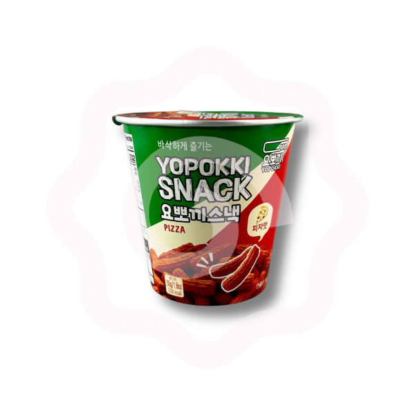 Чипсы рисово-пшеничные «Yopokki» со вкусом пиццы 50 г (Южная Корея) 1/12