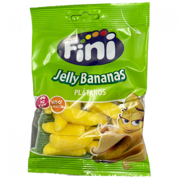 Мармелад «Fini» без глютена со вкусом банана 90 г (Испания)